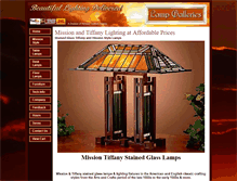 Tablet Screenshot of lampgalleries.com